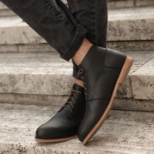 New! Nisolo Everyday Chukka Leather Boot Black
